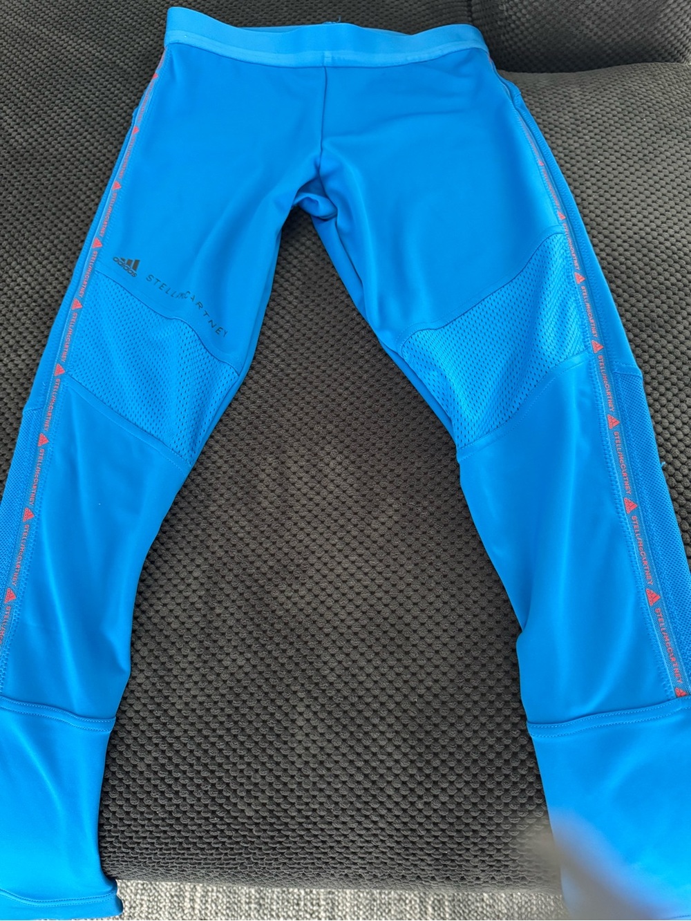 Adidas by Stella McCartney Black and Blue Leggings